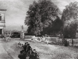 Bild: Im Park der Villa Borghese – Klick zum Vergrößern